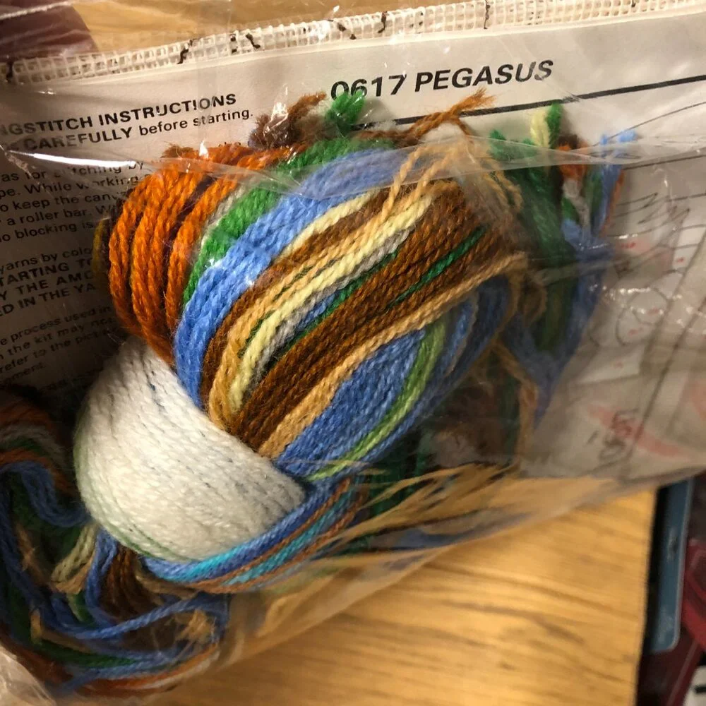 Creative Circle Vintage Pegasus canvas and 100% Persian wool yarns